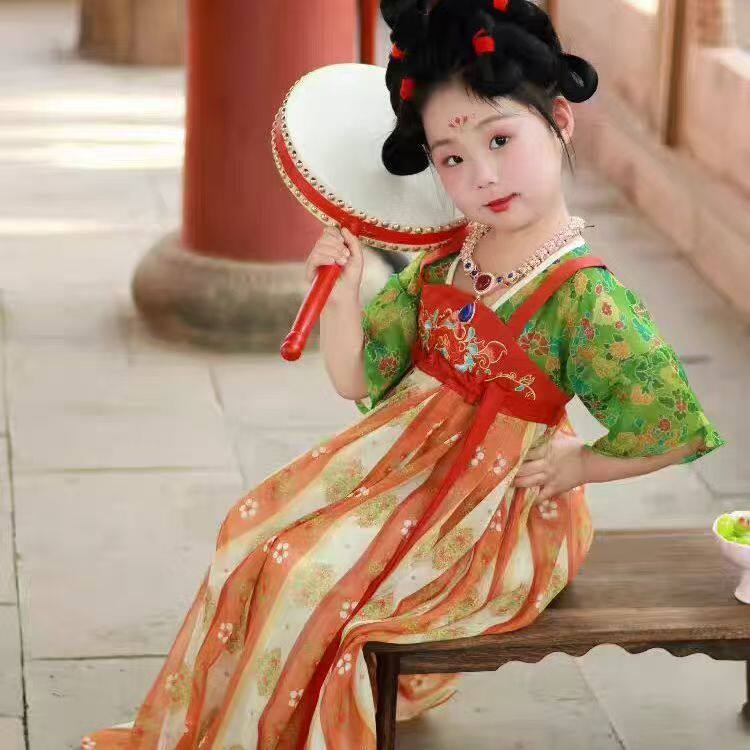 汉服女童夏季2026新款儿童仙气国风公主连衣裙小女孩超仙古装裙子