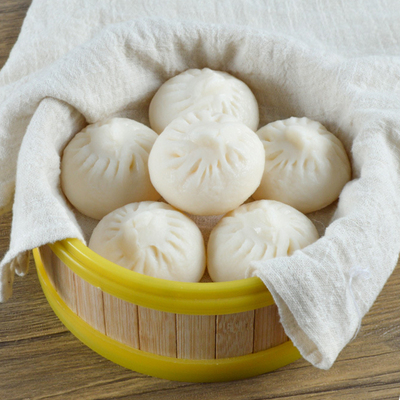 仿真小笼包子馒头假食物模型蒸笼装饰幼儿园点心道具早餐摆件套装