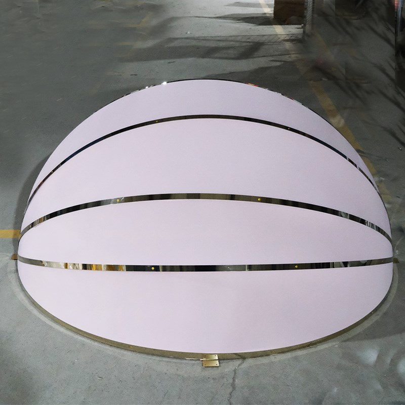 法式弧形西瓜雨棚欧式窗户粉色雨棚婚礼堂装饰铁艺道具墙壁装饰