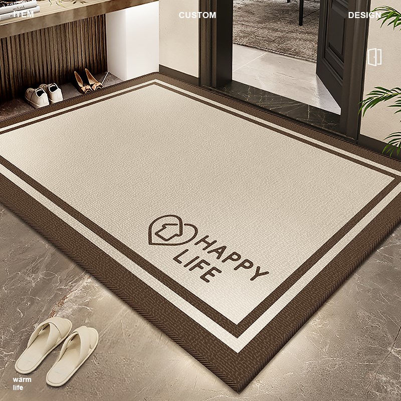 高级感入户门地垫轻奢进门玄关防滑脚踏垫大门口耐脏家用门厅地毯