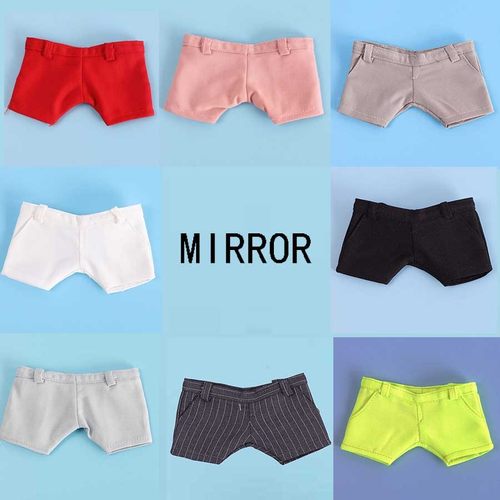 现货娃衣15cm20cm牛仔裤西装裤黑白裤子简单百搭裤子棉花娃娃衣服