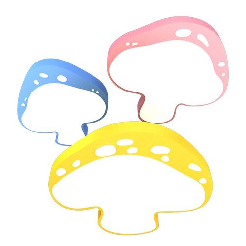 蘑菇造型儿童彩色吸顶灯简约led卧灯卡通个性幼儿园教室游乐园灯