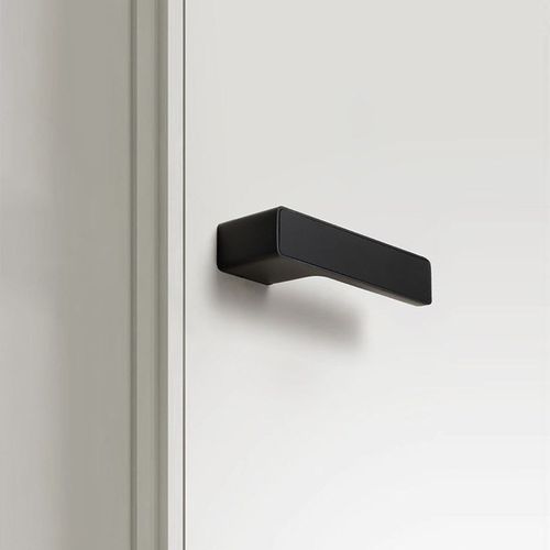 简约室内卧室现代极简生态门锁磁吸静音房间木门家用通用型门把手