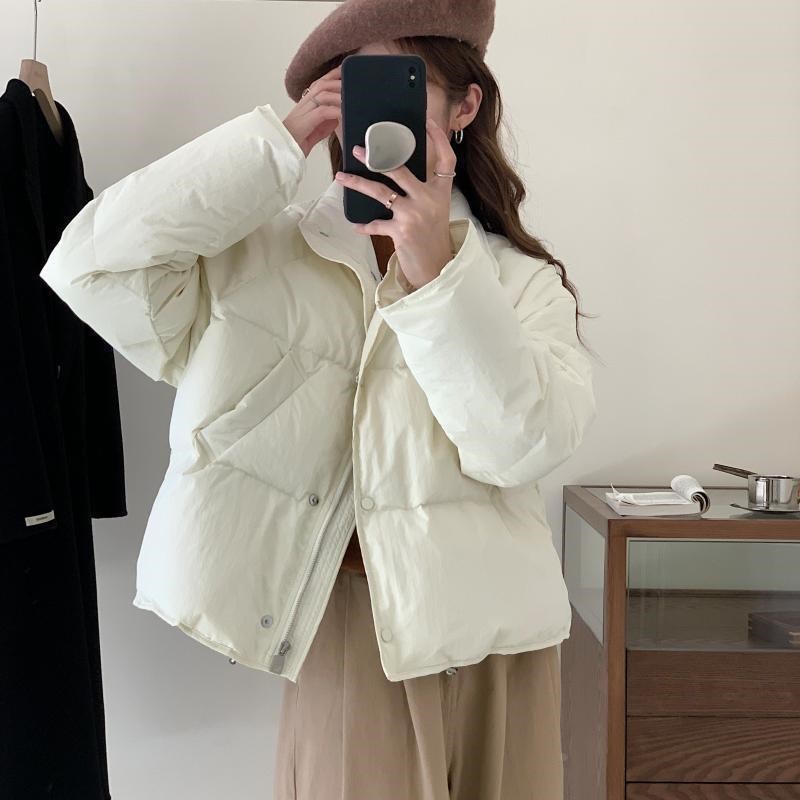 反季羽绒棉服女2短款024年新款韩版H小个子时尚面包服棉袄保暖新