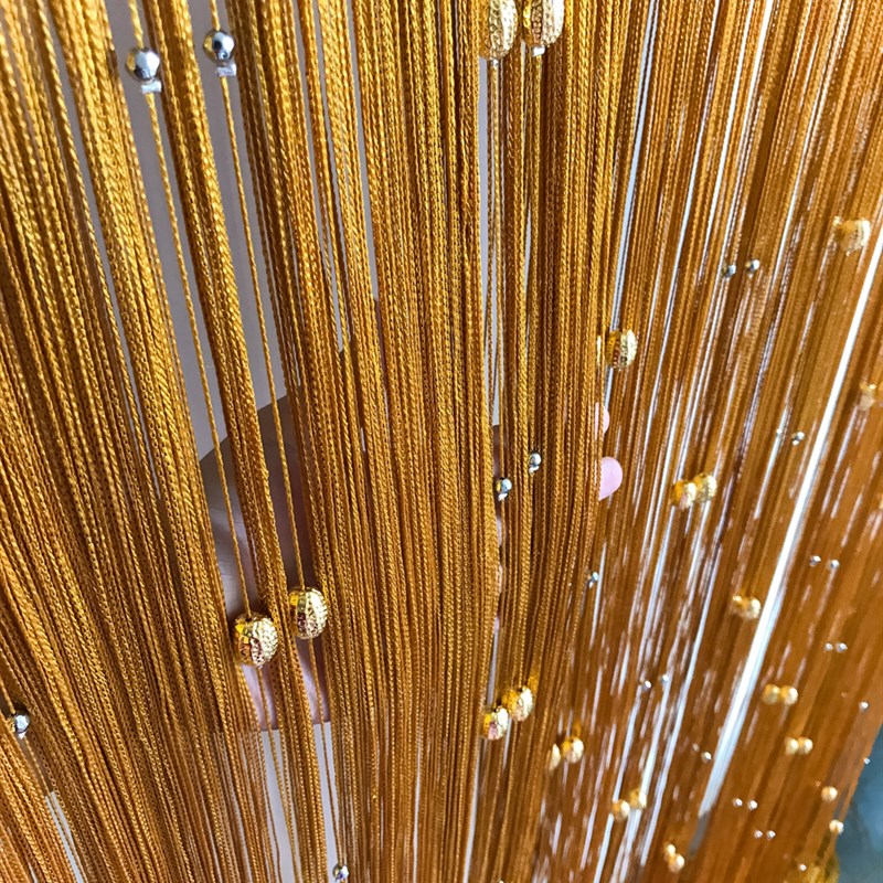 超豪华加密品质珠线帘门帘隔断玄关现代流苏帘子门店橱窗商业空间