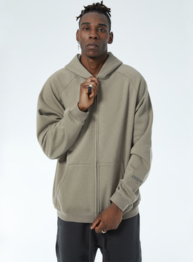 CTST美式ESSENTIALS卫衣加绒休闲宽松开衫拉男女外套潮流