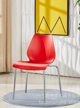 葫芦户椅DH-22外展会桌椅白色塑椅料椅子靠背椅成人休闲芦会展椅