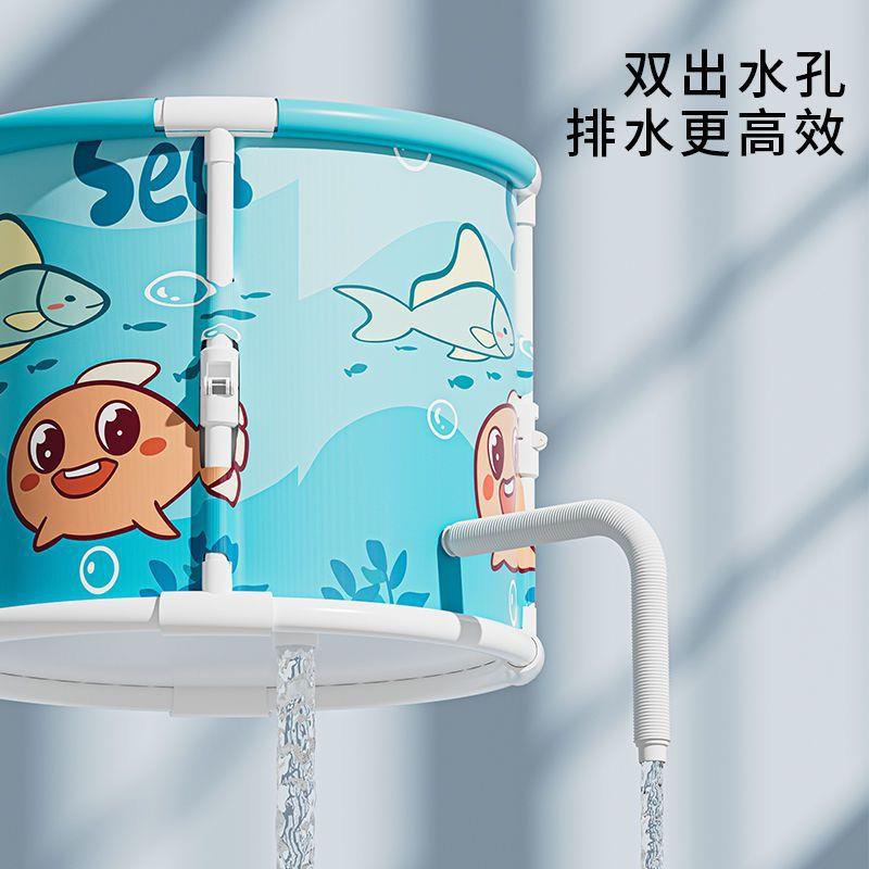 儿童泡澡桶宝宝洗DD102014桶婴儿浴桶浴盆家用浴缸全澡盆可坐大身