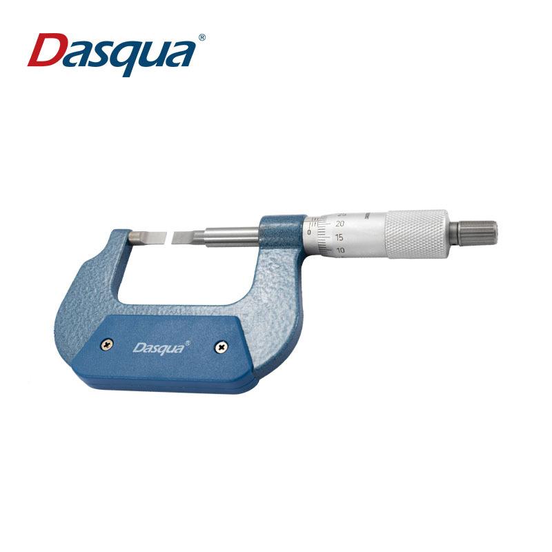 片QDL外径千分尺高精度工业螺旋测微叶器05-2-0-755mm卡槽测量