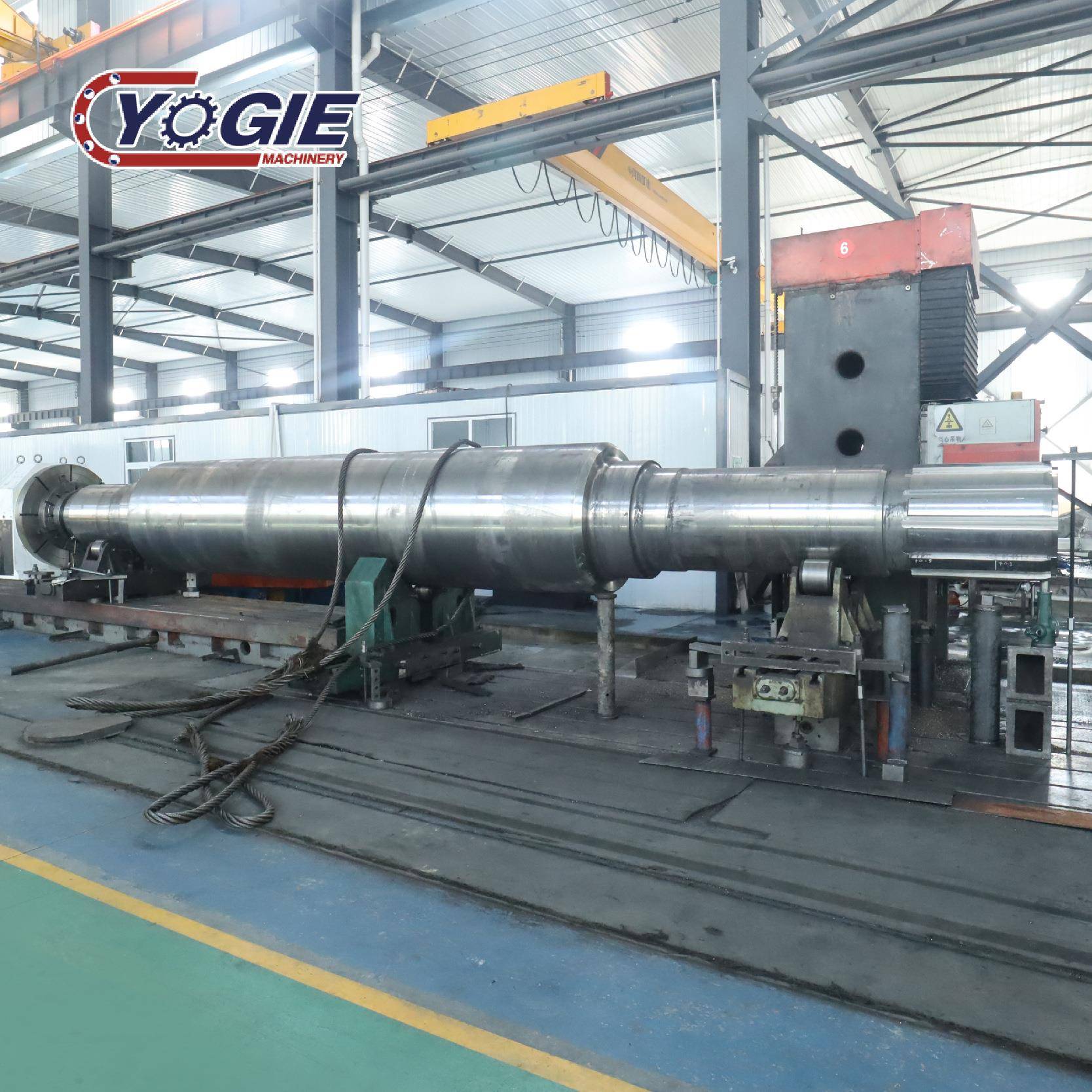 洛图阳厂家直供大型型发型输出轴齿盘轮台阶轴连接轴非标来制重造