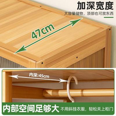 简易衣柜卧室家用出租房屋儿童实木组装柜子衣橱经济型小户型收纳