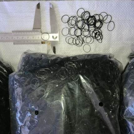 具用透色明RNF防老化小胶圈黑小胶圈鱼TP绑U透明橡皮筋