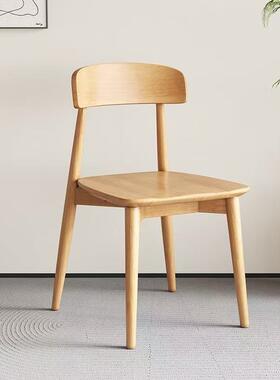 实餐木餐椅酒店椅吃饭座椅凳色简约靠AL-73530背椅桃木胡家用椅全
