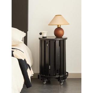 全实木凳子可叠放家用组合凳子四一带滑轮545茶叠几凳圆叠乐餐桌