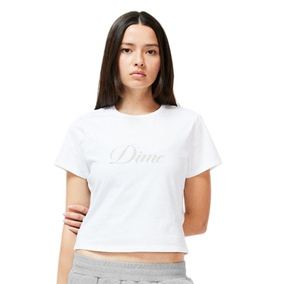 Dime手写字母女士短袖T恤新品