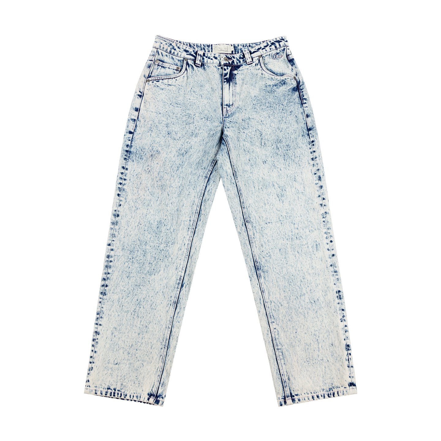 DimeMTL水洗做旧滑板牛仔裤