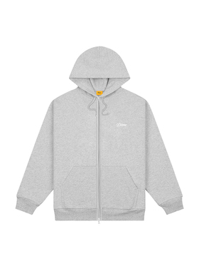 Dime MTL Cursive Zip Hoodie 美式加绒拉链开衫襟连帽卫衣外套男