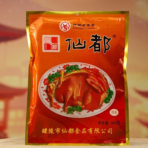 仙都辣酱鸭 礼品包装鸭 湖南特产 送礼佳品包装鸭保质期长
