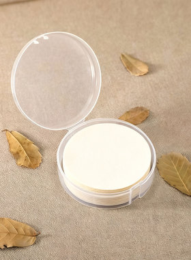 一次性圆形咖啡滤纸51/5456/58/60mm收纳盒摩卡壶手柄滤纸防潮