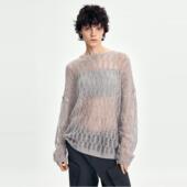 特价 RURE 微透镂空肌理宽松版 型针织空气感罩衫 松弛感早春