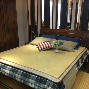 福泰多正品水竹凉席/水竹席子1.8米/手工编织竹席/高档头青细篾席