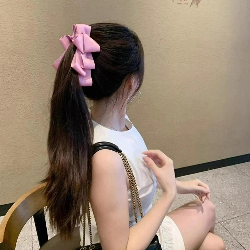 原创设计蝴蝶结香蕉夹甜美简约百搭高马尾后脑勺发夹竖夹2025新款,饰品/流行首饰/时尚饰品新,发饰,淘宝优惠券,粉丝福利购,淘宝优惠卷
