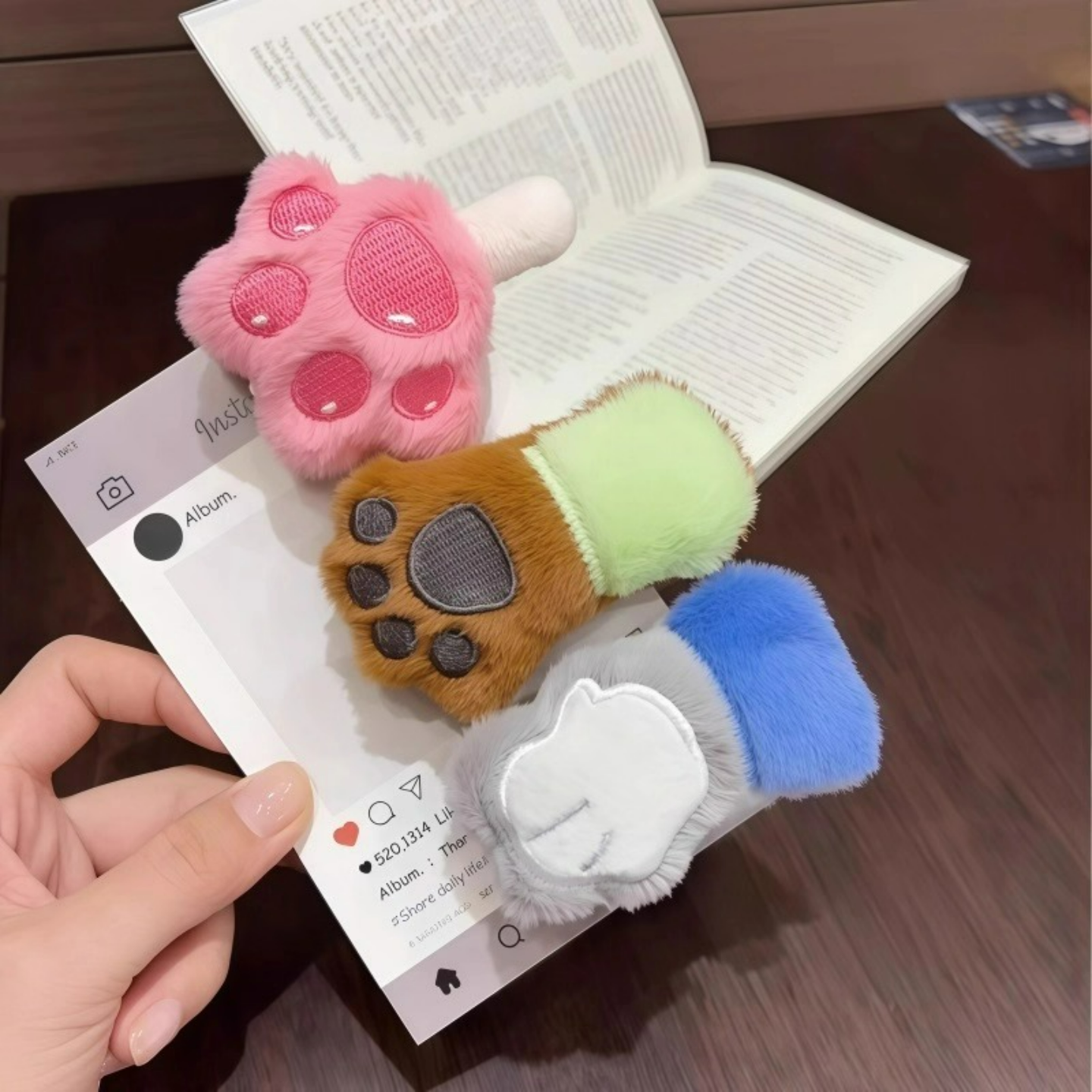 朱迪兔子猫爪发夹尼克毛绒发夹