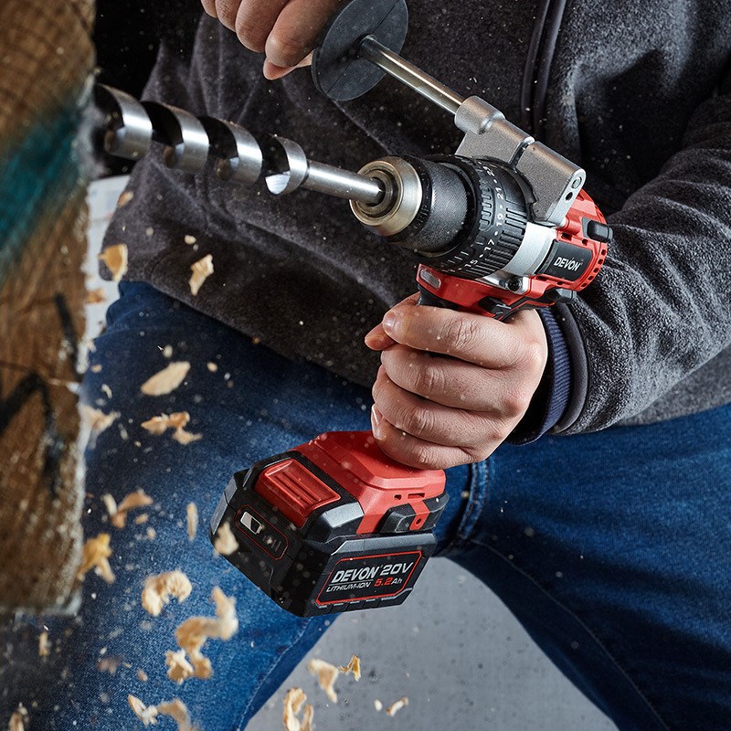 大有充电手钻5282无刷锂电冲击钻5283多功能手电钻转电动冰钻工具