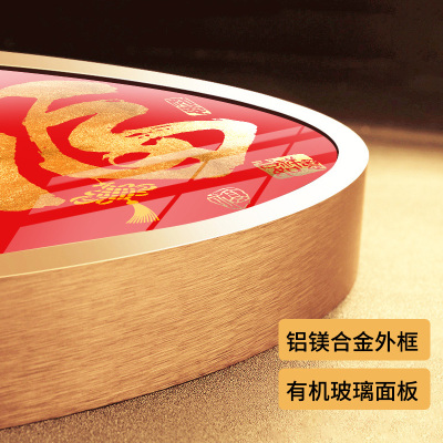 圆形铝合金画框带玻璃背板裱框自装客厅2021新款十字绣钻石画满钻