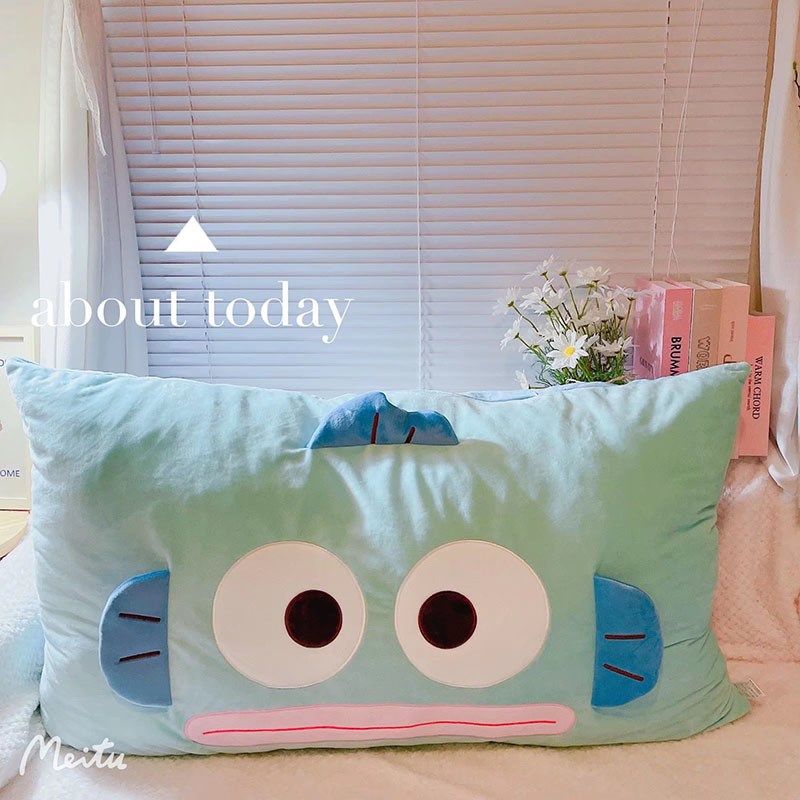 日系卡通蓝丑鱼长枕居家沙发床头靠枕靠背少女心睡觉大抱枕礼物,模玩/动漫/周边/娃圈三坑/桌游,动漫毛绒/抱枕/坐垫,淘宝优惠券,粉丝福利购,淘宝优惠卷