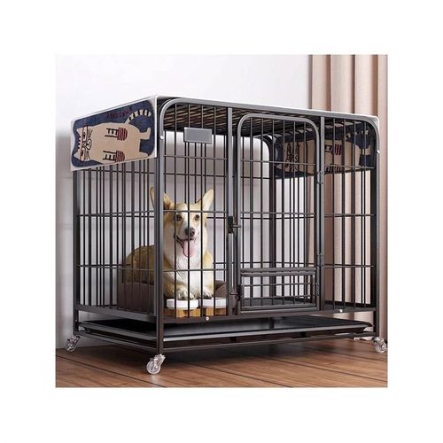 狗笼子大型犬中小型狗金毛拉布拉多柯基边牧带厕所分离室内家用窝