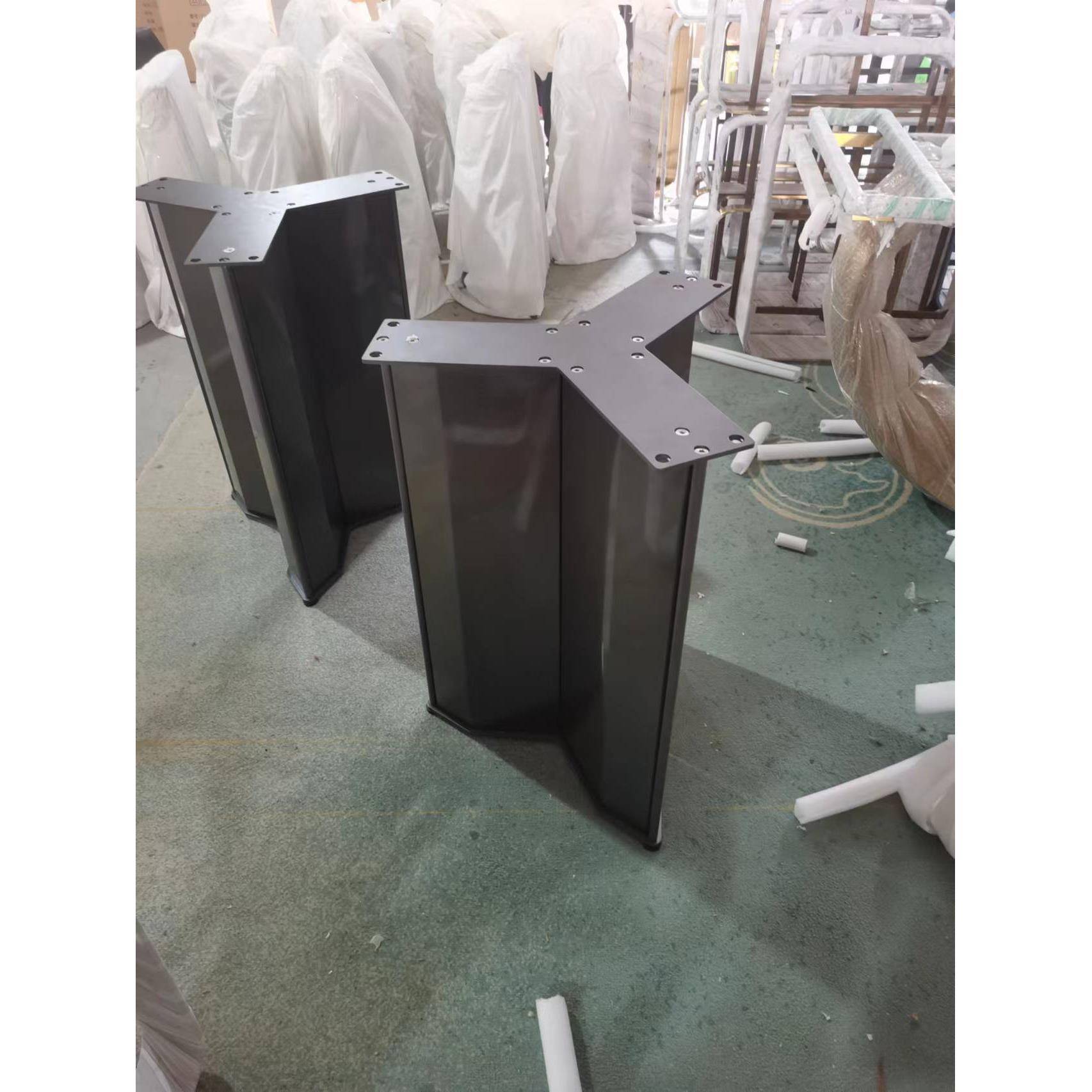 天然石餐桌脚大理石餐桌脚长台圆台餐桌脚超晶石餐桌