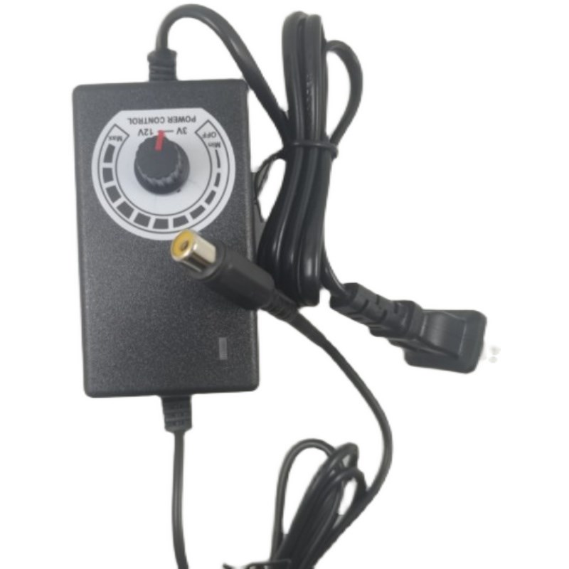 速发110-240V转V-12V2A无极可调适配器大孔鼓风机用柴火灶调速器