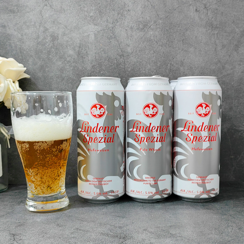 德国原装进口啤酒林多乐小麦白啤精酿德啤500ml/罐