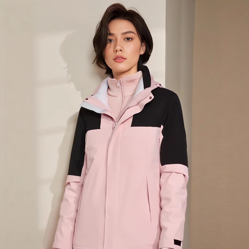 户外男女衣定制可拆卸中性冲锋衣