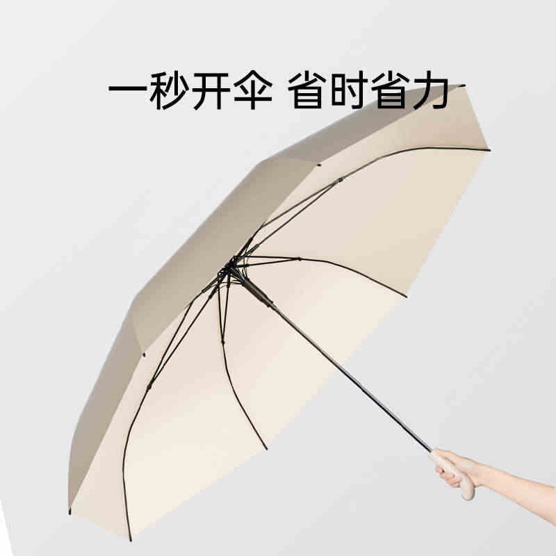左都长柄雨伞自动加固加厚超大号直柄直杆结实男女晴雨两用抗风暴