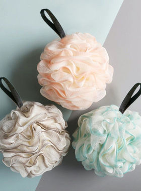 高档大号洗澡沐浴球不散浴花球可爱搓澡起泡洗浴用沐浴花洗澡巾