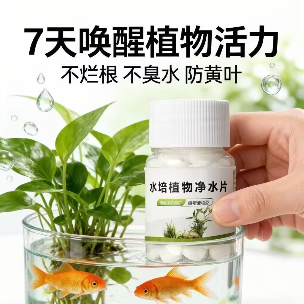 水培净水片除臭杀菌保鲜
