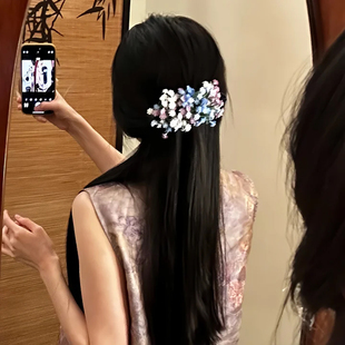 永生花~超仙神仙姐姐同款满天星花朵头饰女绝美新娘头花发夹发饰