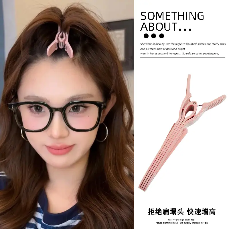 发夹女增高颅顶头发头顶发根蓬松