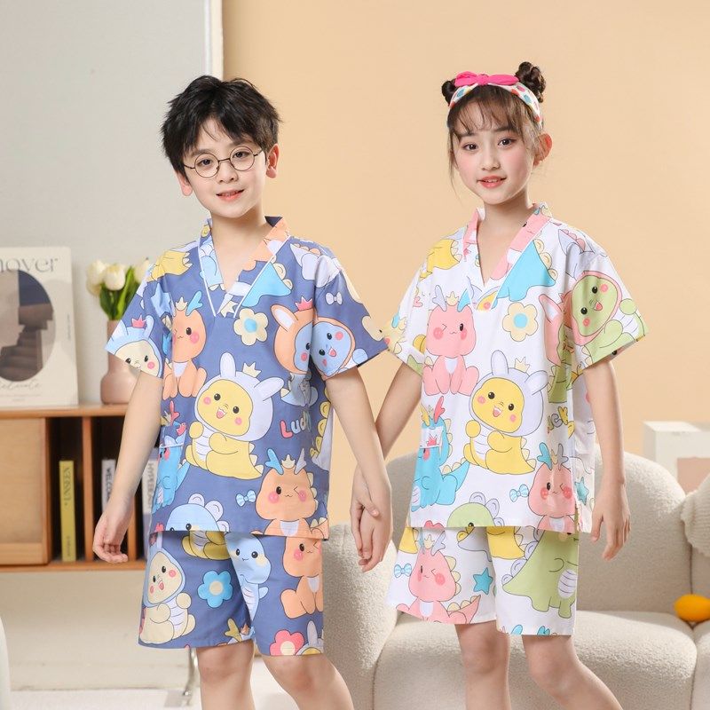儿童汗蒸服纯棉亲子装男童女童宝宝浴服卡通可爱大童小童孩子睡衣,居家布艺,汗蒸服,淘宝优惠券,粉丝福利购,淘宝优惠卷