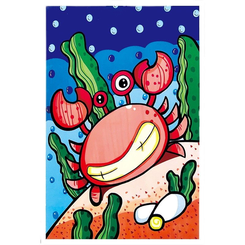 少儿美术创意临摹卡片马克笔手绘儿童画素材图片低龄初学入门范画