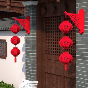 饰灯笼布置客厅家用背景墙新年挂饰室内过年福挂件 2022虎年春节装