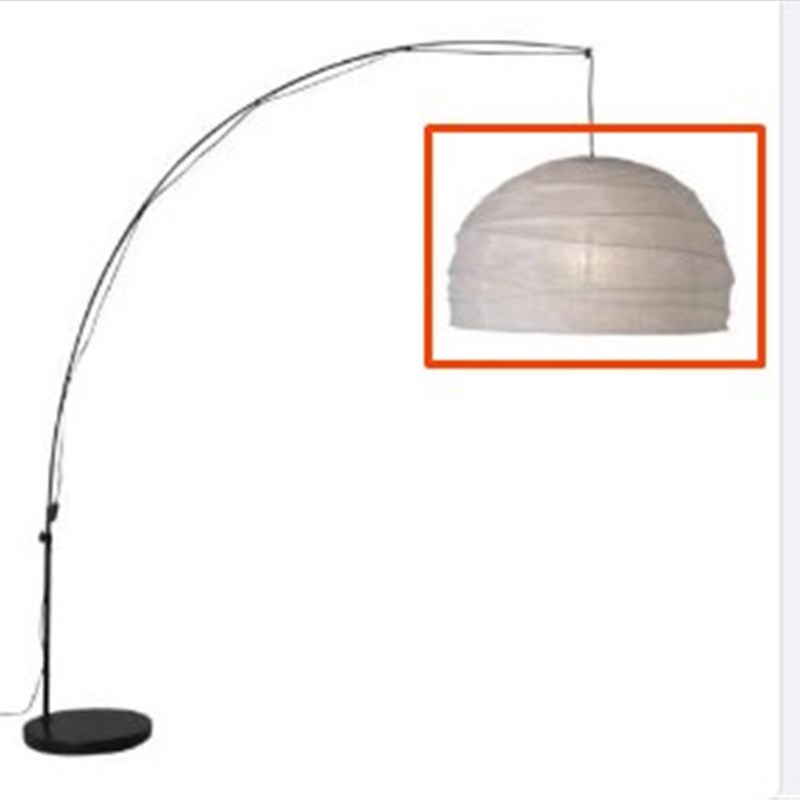 北欧风格瑞格利弓型钓鱼落地灯客厅书房创意纸灯装饰吊灯灯罩