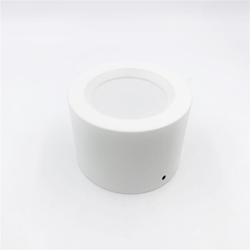 LED筒灯欲凡明装圆形天花板灯走道灯走廊免钻孔吸顶式射灯9w12w18