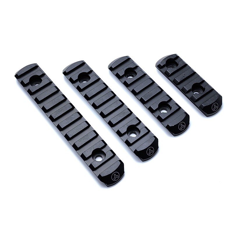 【MOE金属导轨】 Keymod Mlok cnc通用金属鱼骨护木导轨条图片