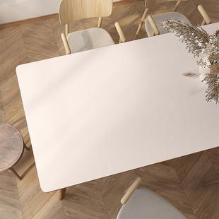 北欧纯色皮革桌布防水防油免洗长方形防烫茶几布家用pu桌垫餐桌布