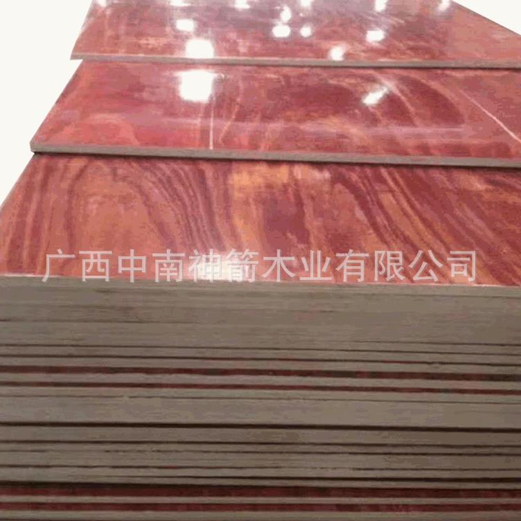 广西建筑模板厂家小高层用桉木红模板 周转次数多