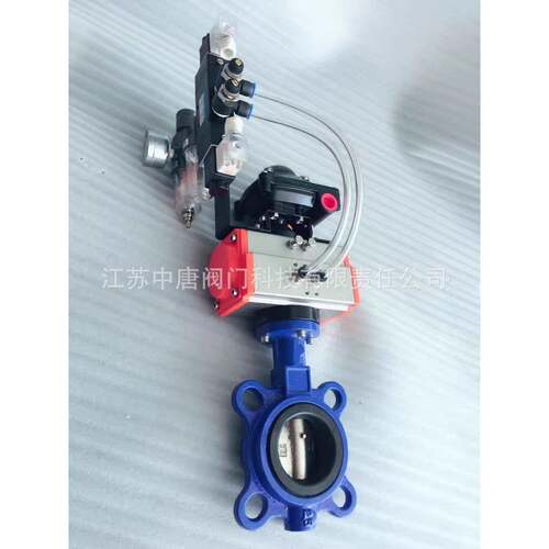 D671X-10Q/16Q气动软密封蝶阀带三联件双（单）作用气动活塞式