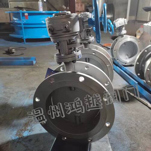 不锈钢手动涡轮通风蝶阀  D341W-2.5C 不锈钢  碳钢 涡轮通风蝶阀